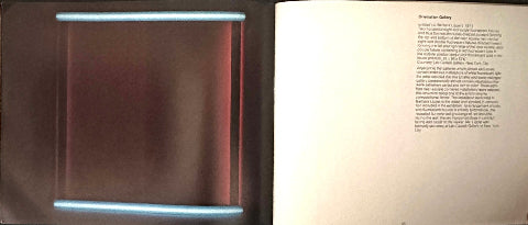 Dan Flavin: drawings, diagrams and prints 1972-1975 / Dan Flavin: installations in fluorescent light 1972-1975