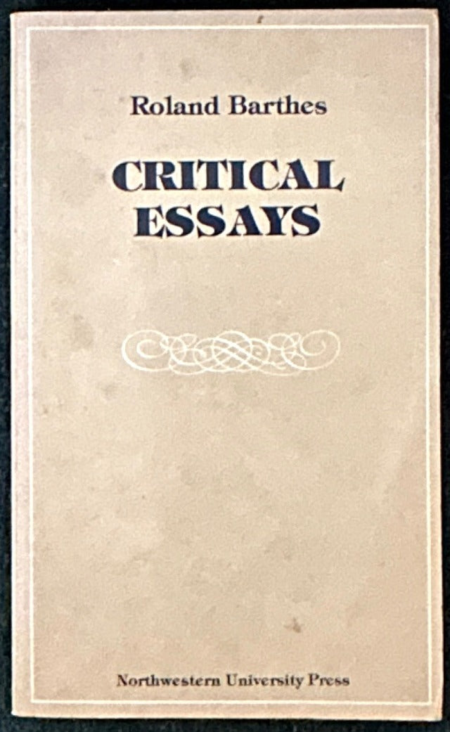 Roland Barthes Critical Essays