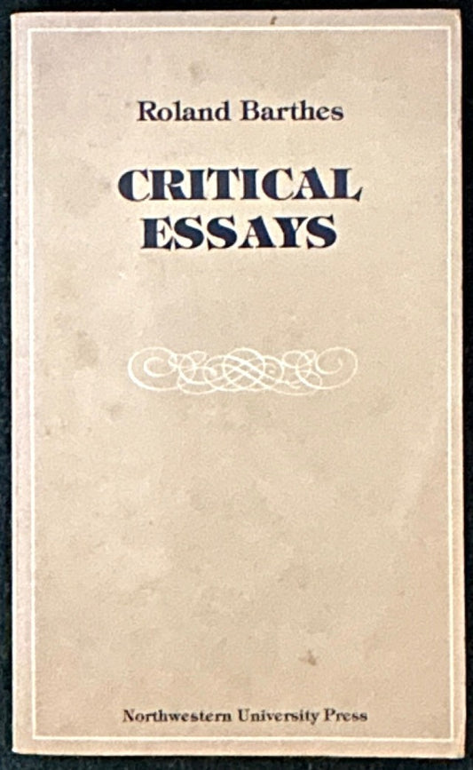 Roland Barthes Critical Essays